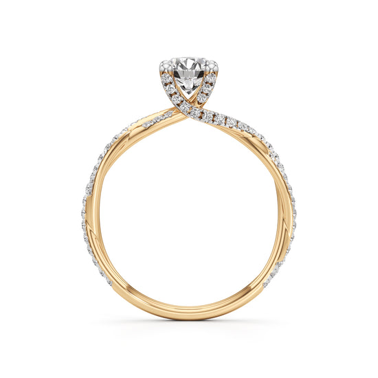 Twiluxe Embrace Solitaire Ring