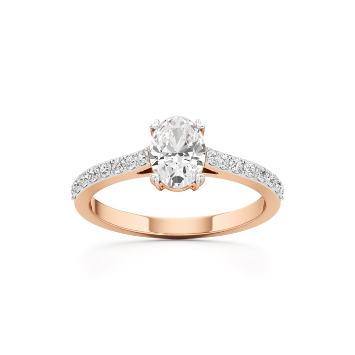 Oval Radiance Solitaire Ring
