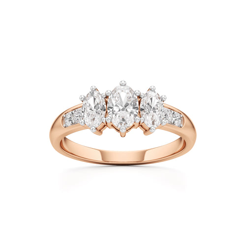 Eternal Embrace ThreeStone Ring