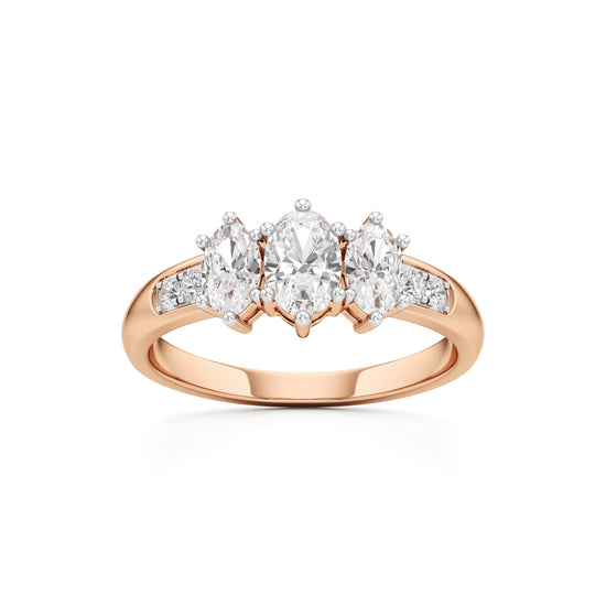 Eternal Embrace ThreeStone Ring