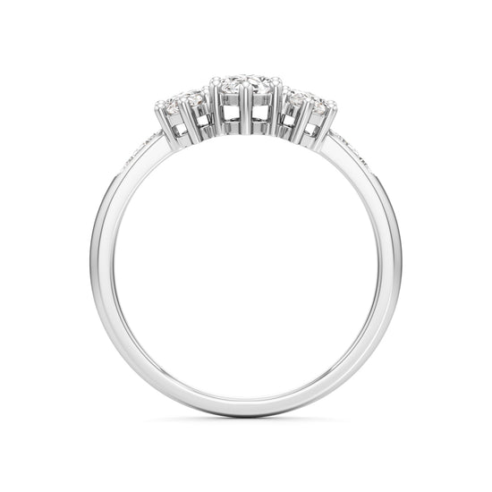 Eternal Embrace ThreeStone Ring