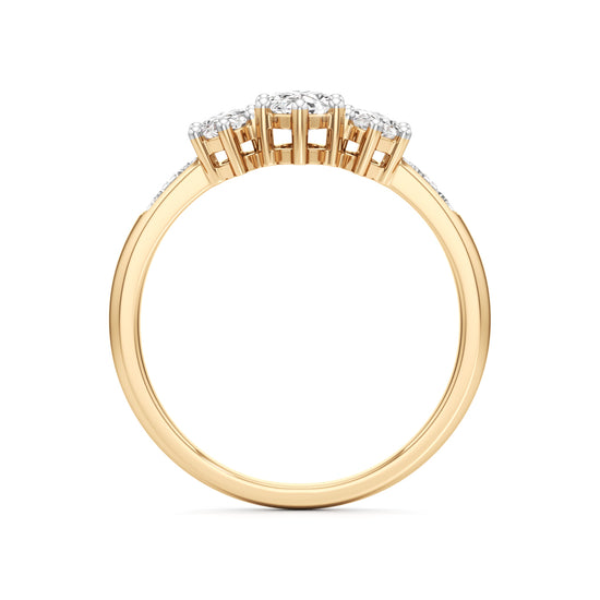 Eternal Embrace ThreeStone Ring
