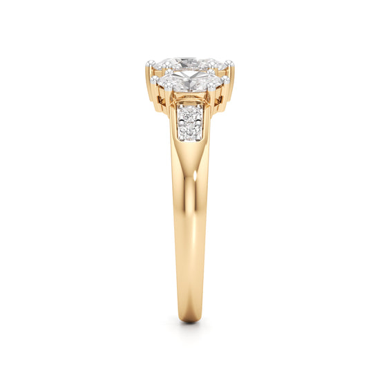 Eternal Embrace ThreeStone Ring