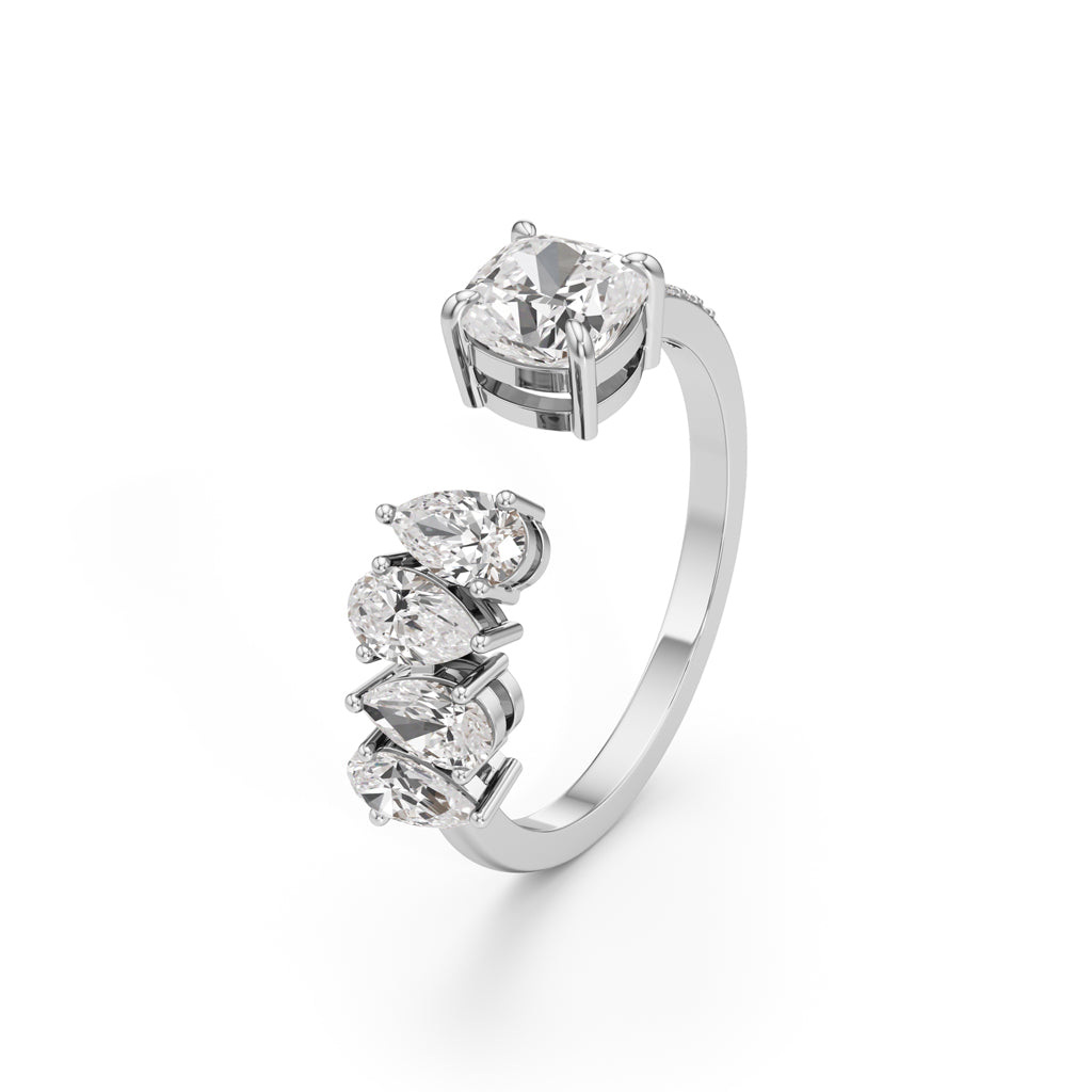 Radiant Crest Ring