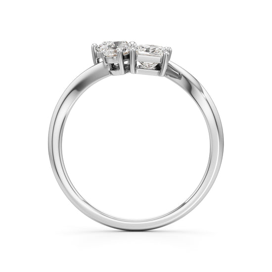 Golden Petal Whisper Ring