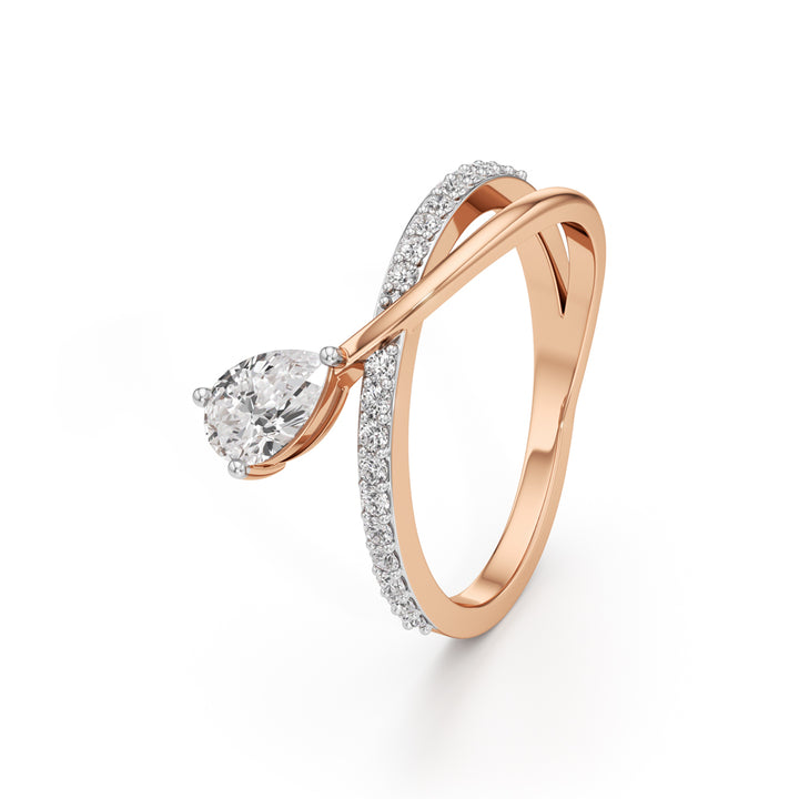 Eternal Curve Solitaire Ring