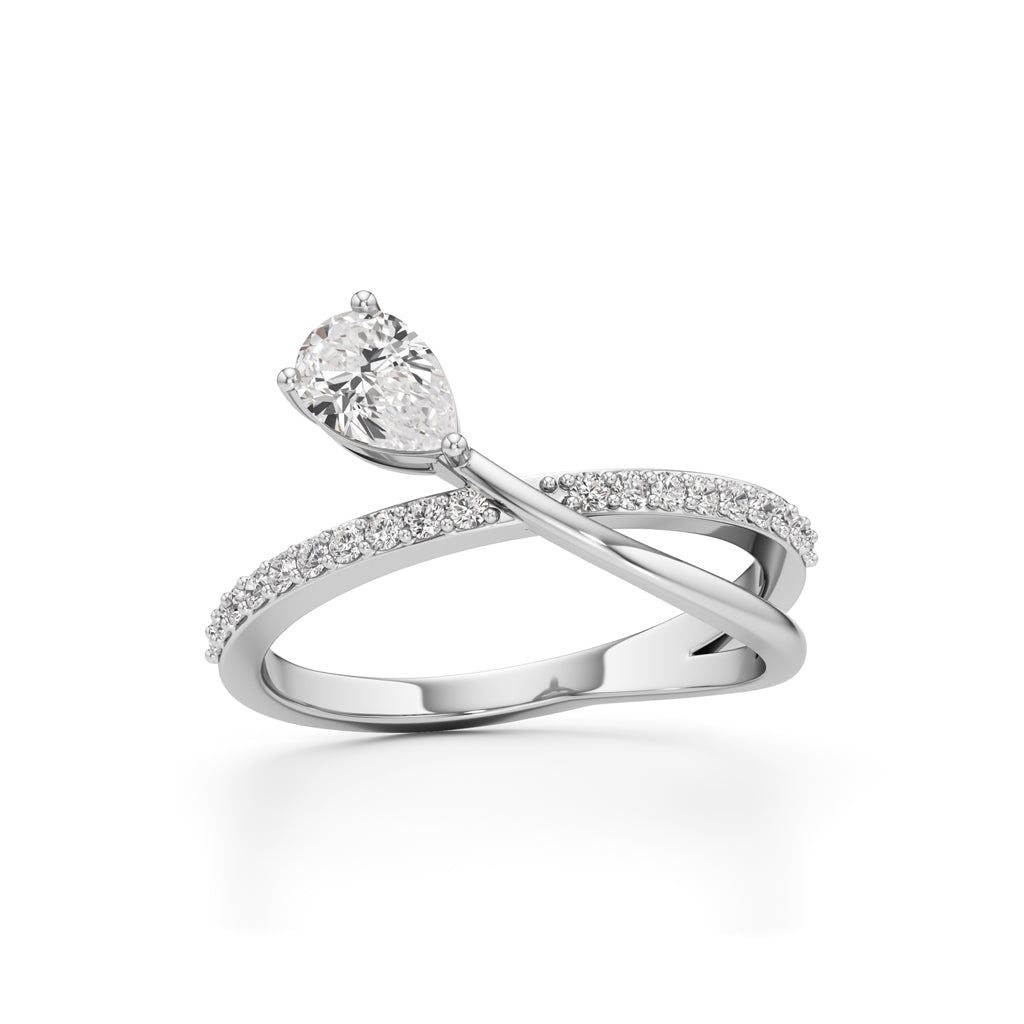 Eternal Curve Solitaire Ring