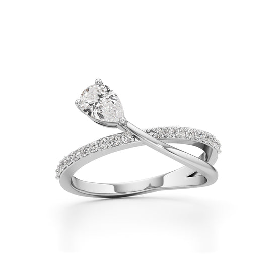 Eternal Curve Solitaire Ring