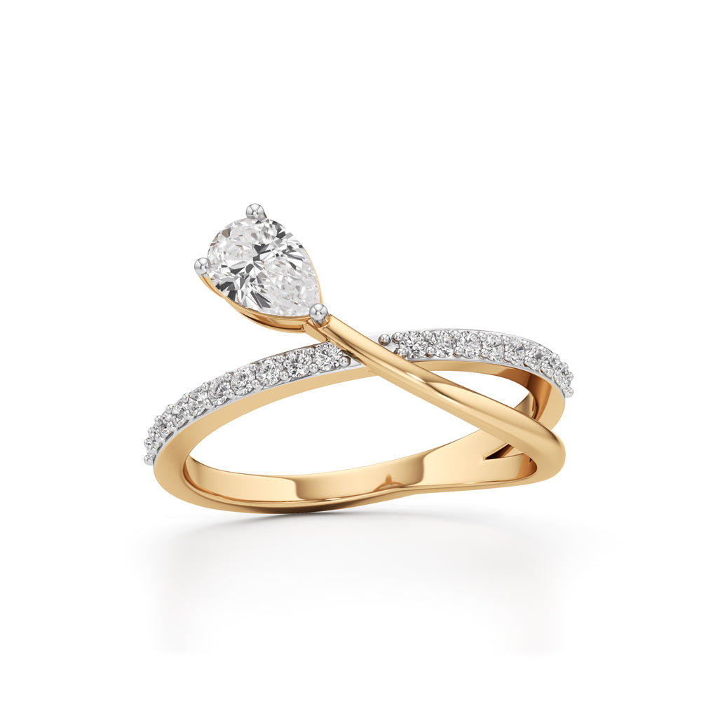Eternal Curve Solitaire Ring