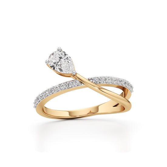 Eternal Curve Solitaire Ring