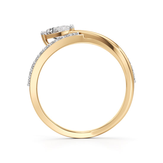 Eternal Curve Solitaire Ring
