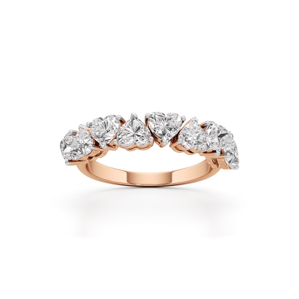 Intertwined Hearts Diamond Ring