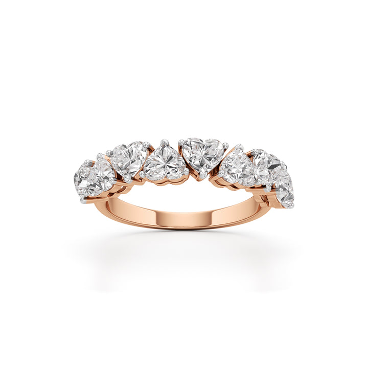 Intertwined Hearts Diamond Ring