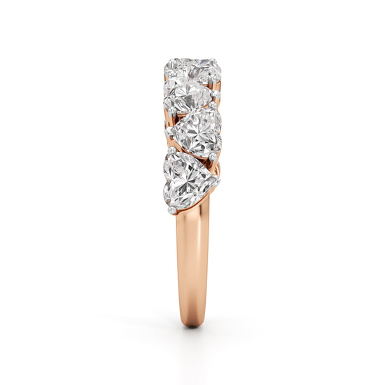 Intertwined Hearts Diamond Ring