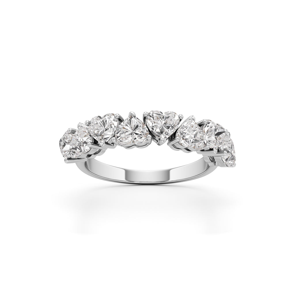 Intertwined Hearts Diamond Ring