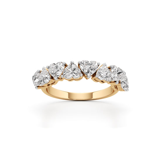 Intertwined Hearts Diamond Ring