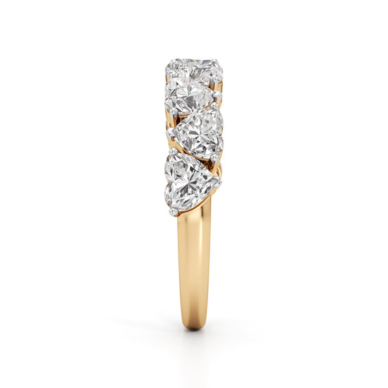 Intertwined Hearts Diamond Ring