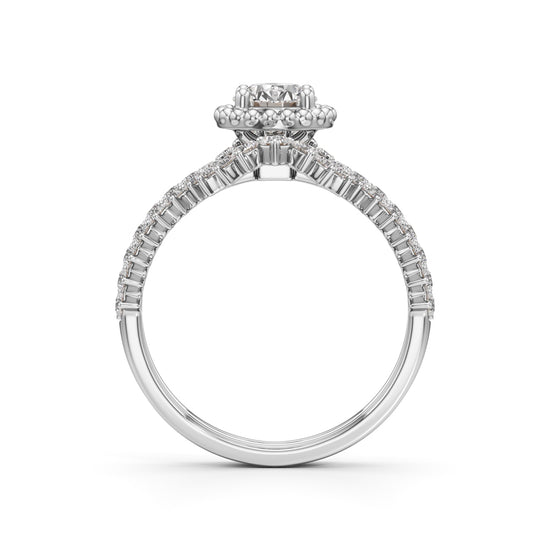 Starlight Crown Diamond Wedding Set