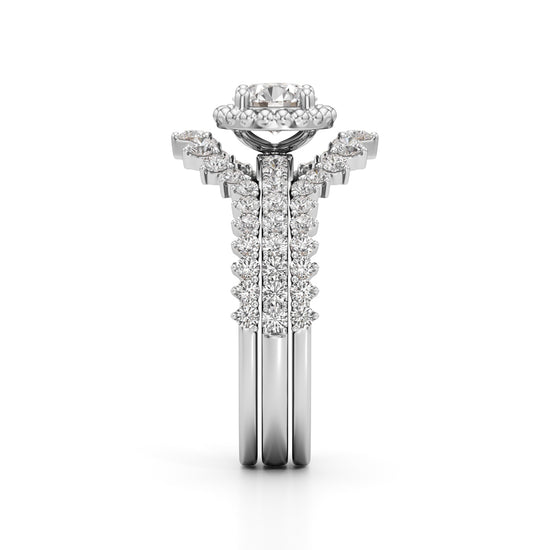Starlight Crown Diamond Wedding Set