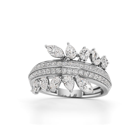 Celestia Crown Diamond Ring