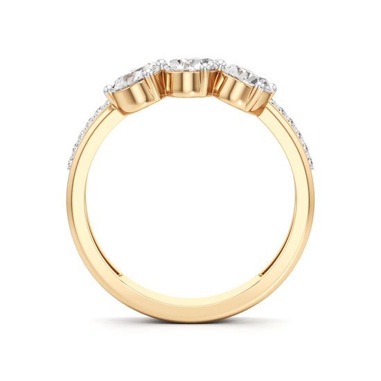 Tears of Light Statement Ring