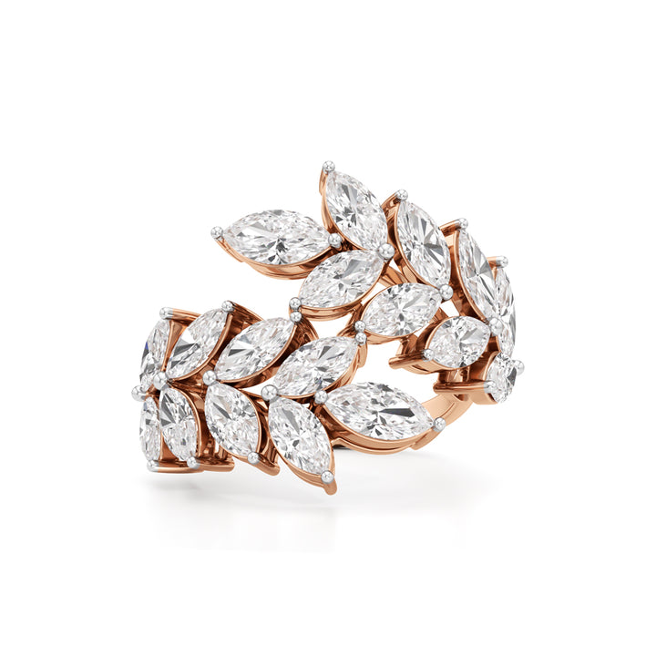 Enchanted Marquise Diamond Vine Ring