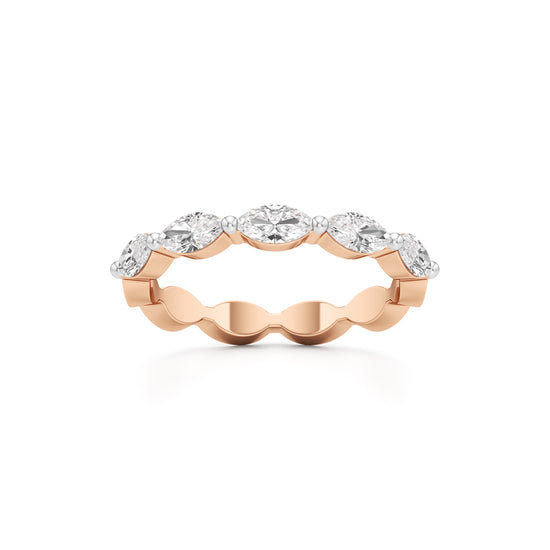 Brilliant Marquise Eternity Band