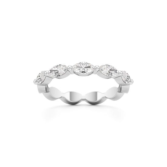 Brilliant Marquise Eternity Band