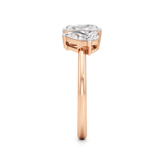 Duet Diamond Toi et Moi Ring