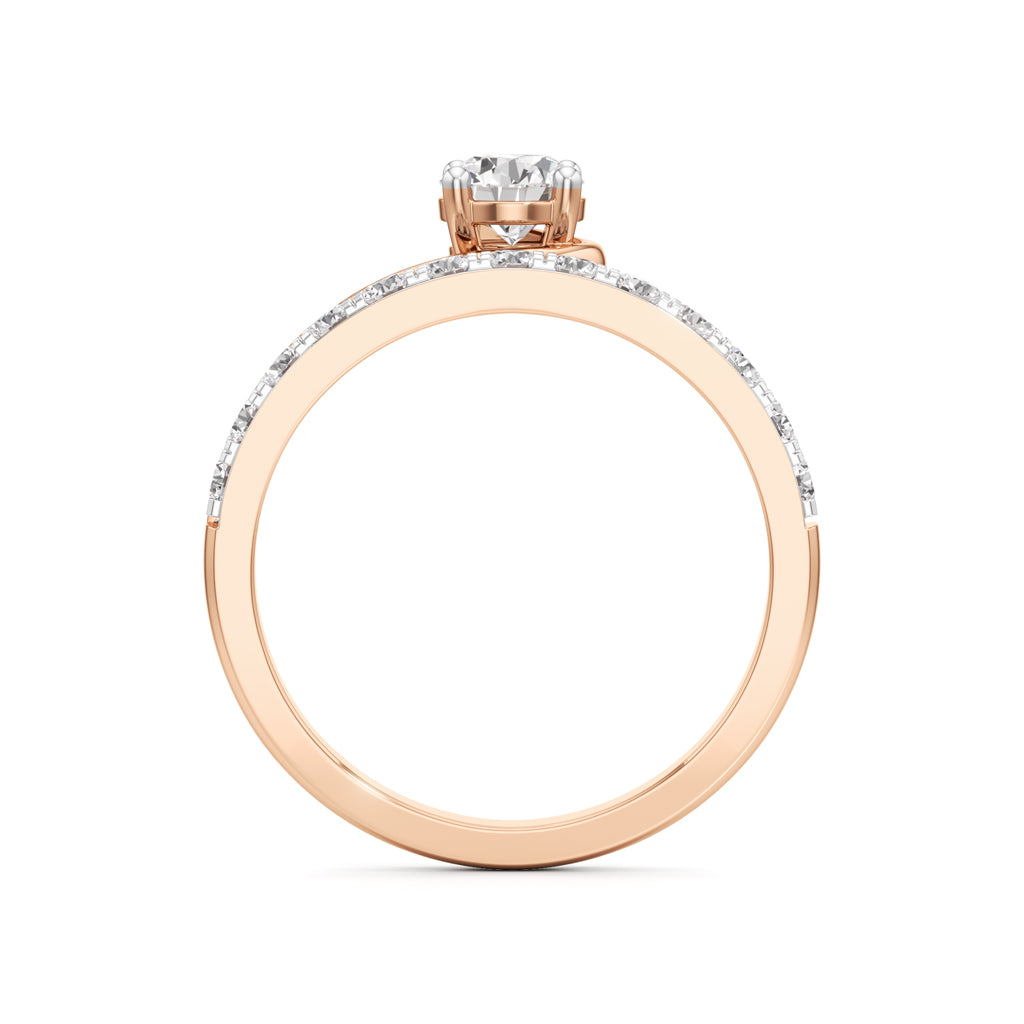 Swirl Embrace Diamond Ring