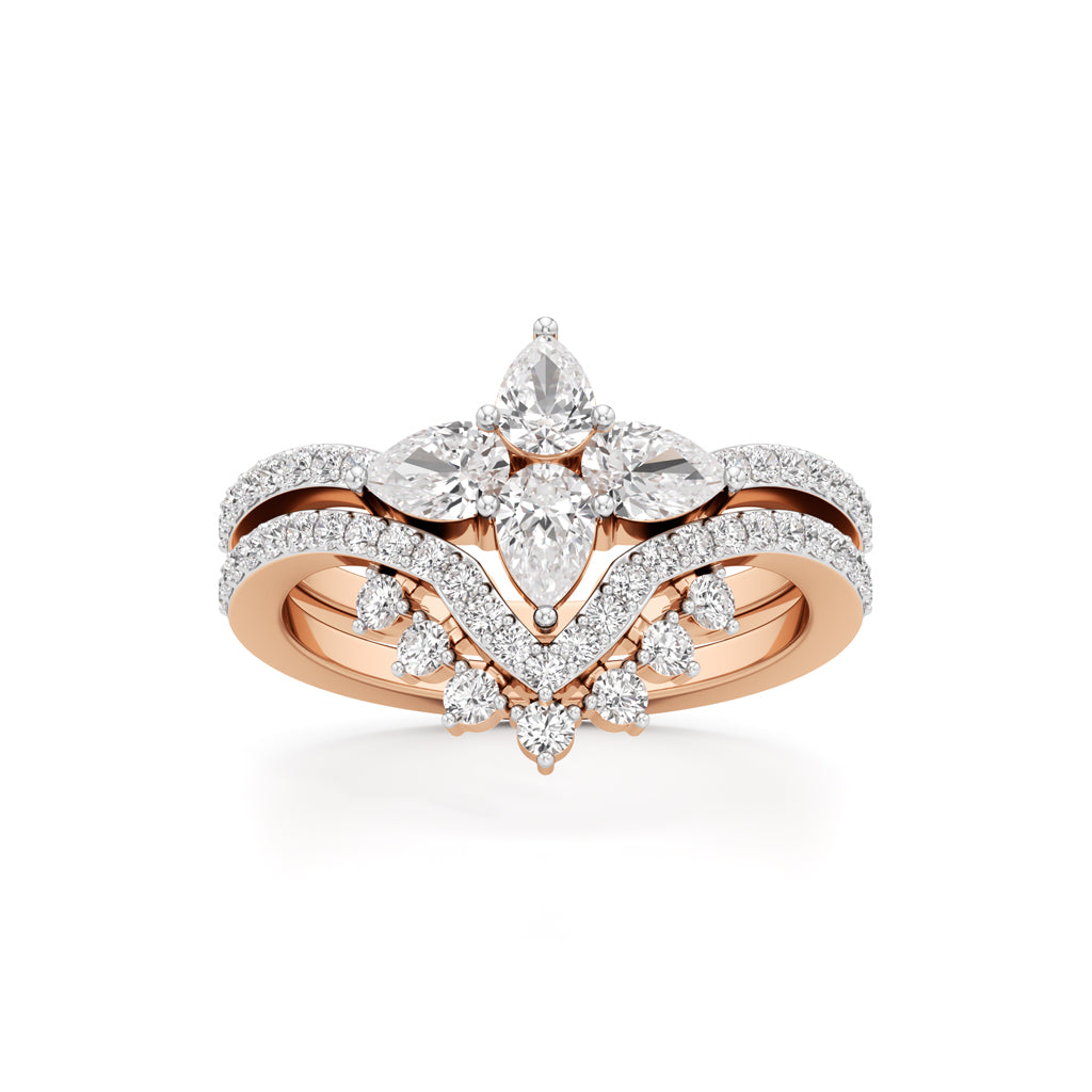 Enchanted Bloom Diamond Bridal Set