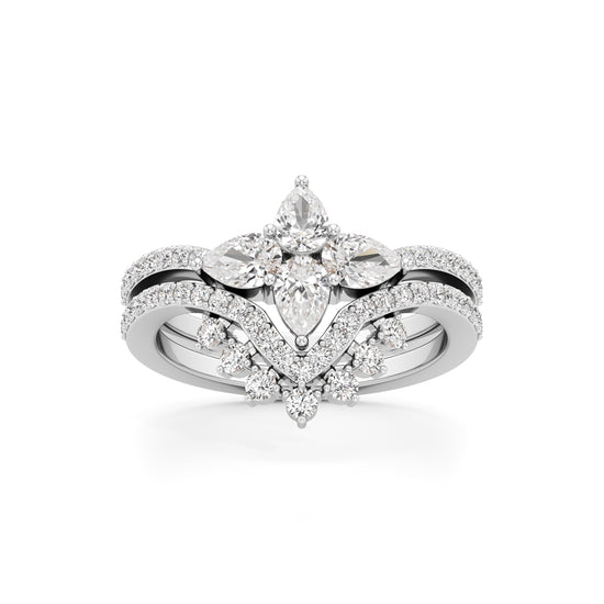 Enchanted Bloom Diamond Bridal Set