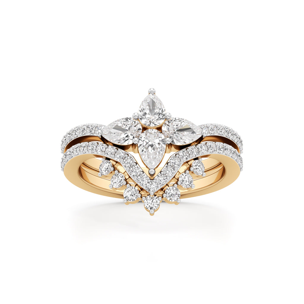 Enchanted Bloom Diamond Bridal Set