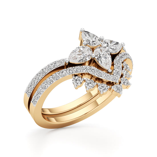 Enchanted Bloom Diamond Bridal Set