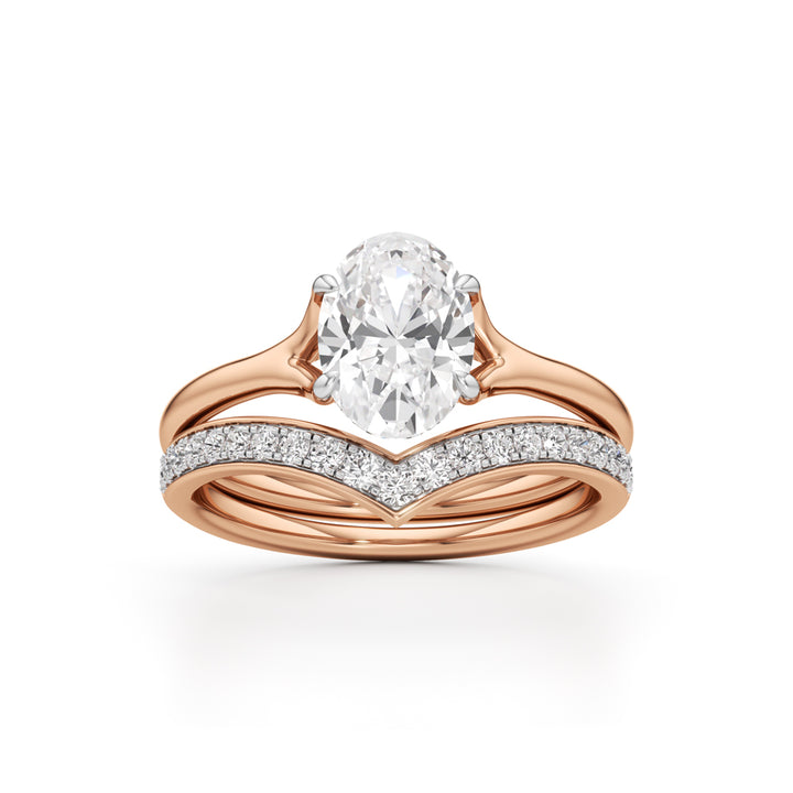 Eternity's Embrace Oval Diamond Set