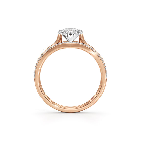 Eternity's Embrace Oval Diamond Set