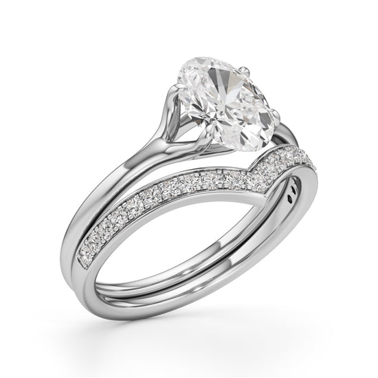 Eternity's Embrace Oval Diamond Set