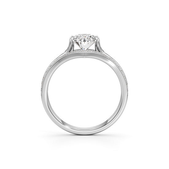 Eternity's Embrace Oval Diamond Set