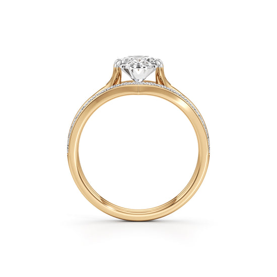 Eternity's Embrace Oval Diamond Set