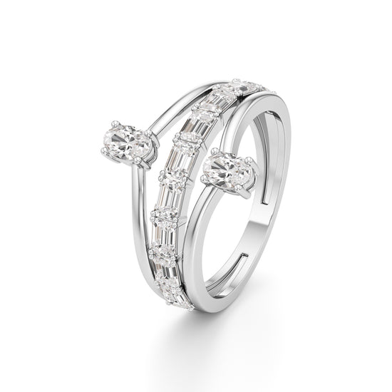 Horizon Radiance Multi-Diamond Ring
