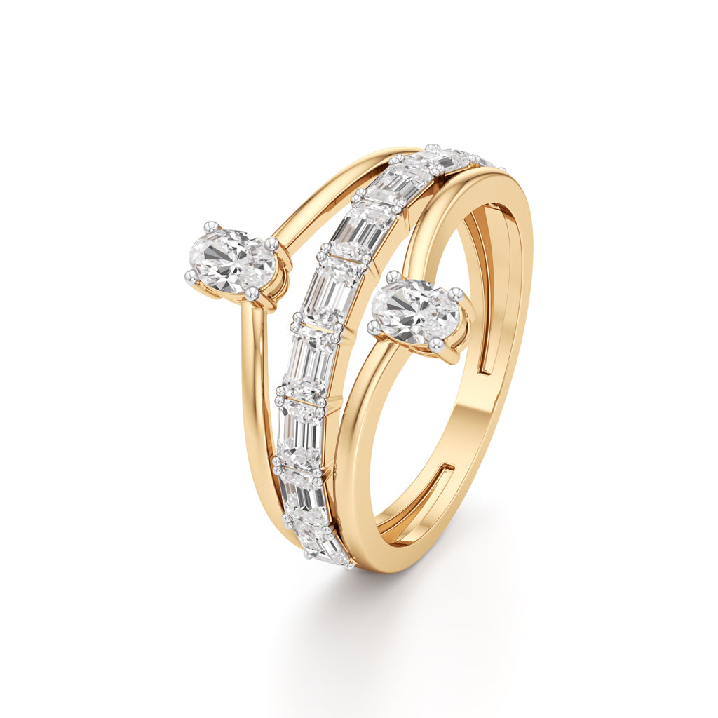 Horizon Radiance Multi-Diamond Ring