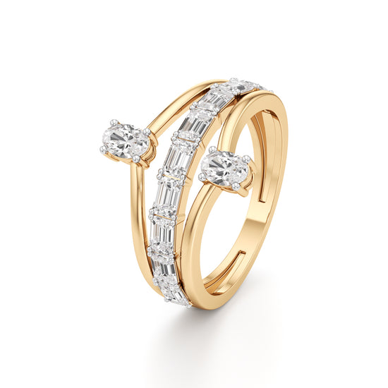Horizon Radiance Multi-Diamond Ring
