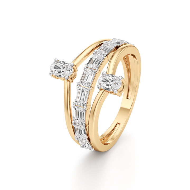 Horizon Radiance Multi-Diamond Ring