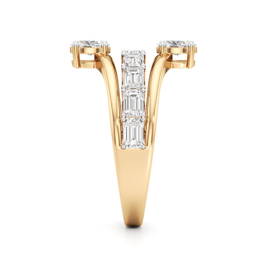 Horizon Radiance Multi-Diamond Ring