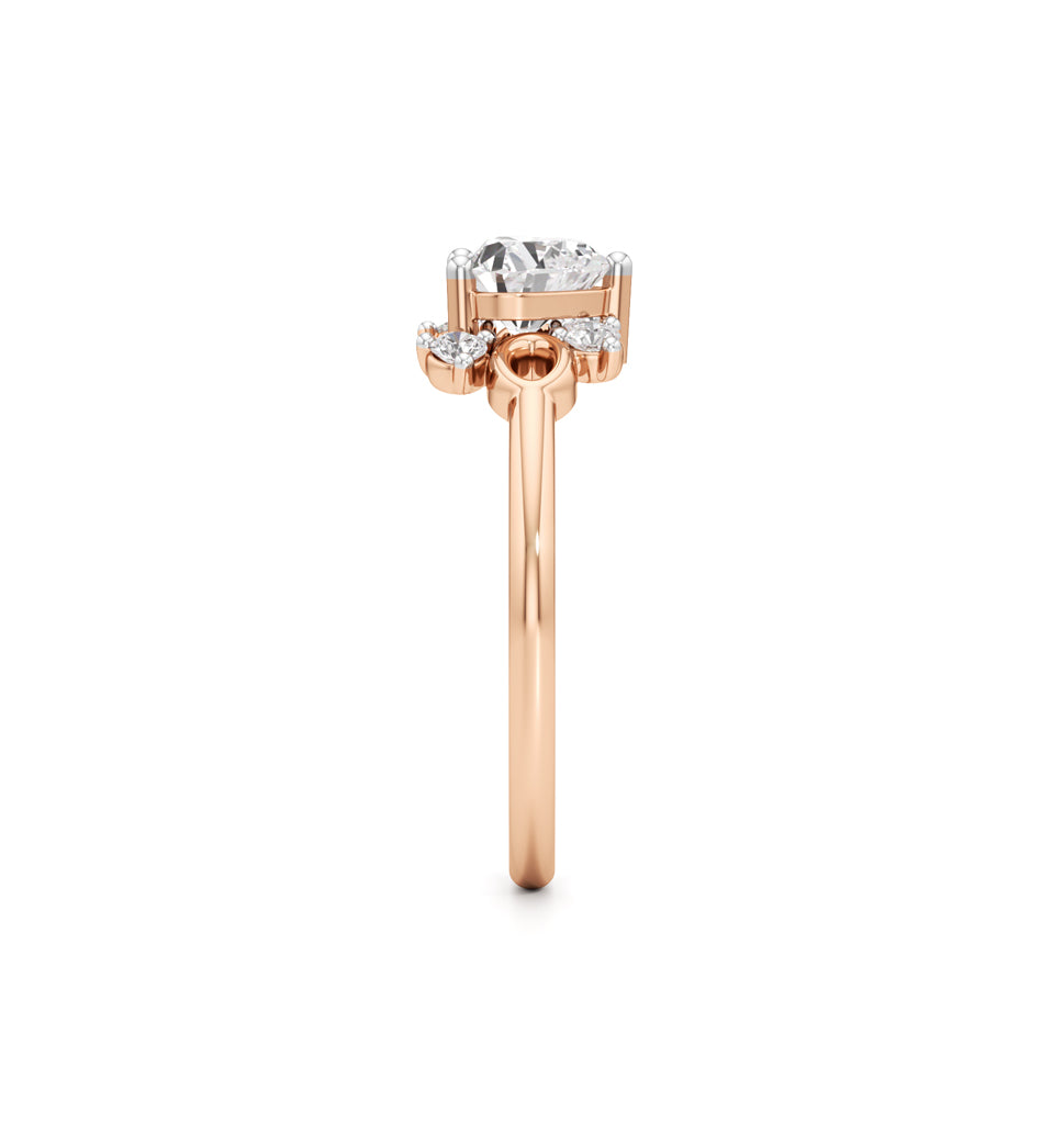Sweetheart Blossom Diamond Ring