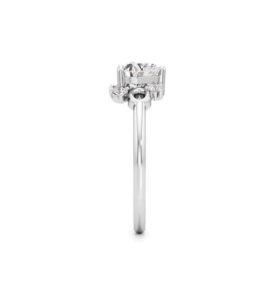 Sweetheart Blossom Diamond Ring