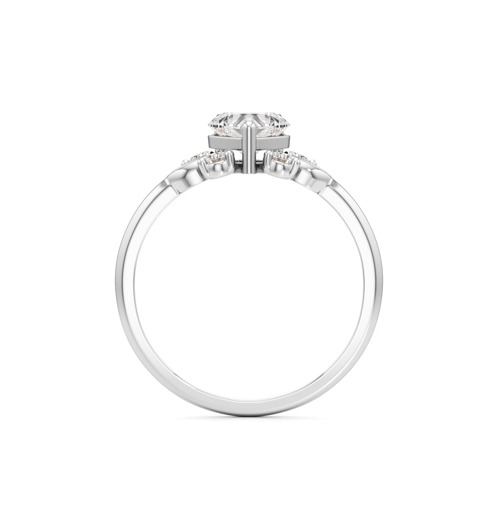 Sweetheart Blossom Diamond Ring