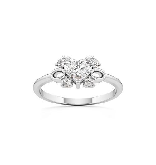 Sweetheart Blossom Diamond Ring