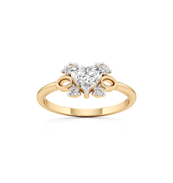 Sweetheart Blossom Diamond Ring