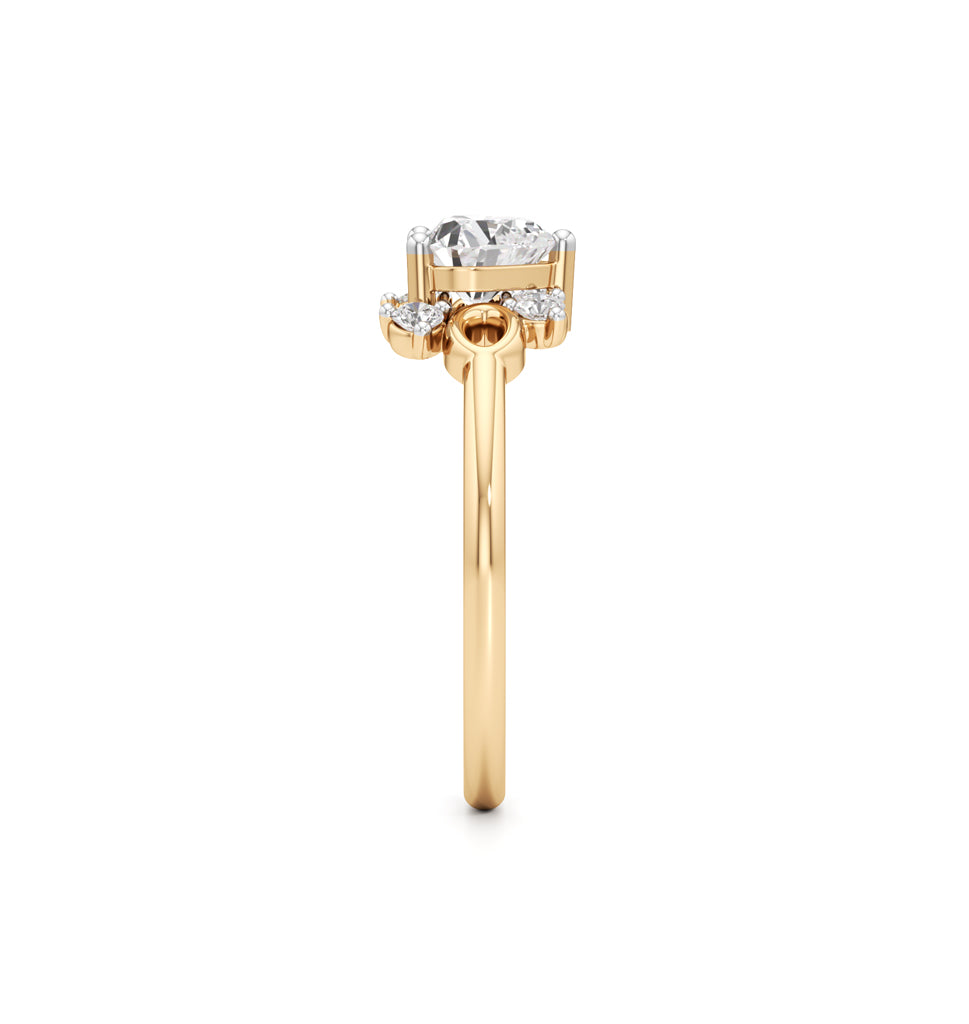 Sweetheart Blossom Diamond Ring
